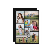 独自の8つのフォトコラージュを作成する ノートカード (正面/裏面インサイチュ)