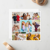 独自の8つのフォトコラージュを作成する ノートカード (正面/裏面インサイチュ)