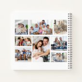 独自の8つのフォトコラージュを作成する ノートブック (裏面)