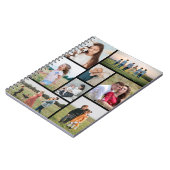 独自の8つのフォトコラージュを作成する ノートブック (左側)