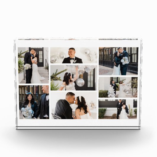 独自の8つのフォトコラージュを作成する フォトブロック (正面)