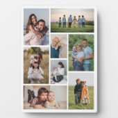 独自の8つのフォトコラージュを作成する フォトプラーク (正面)