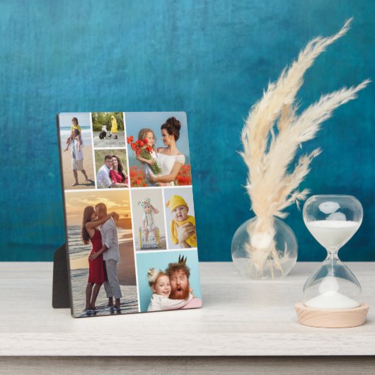 独自の8つのフォトコラージュを作成する フォトプラーク (側面)