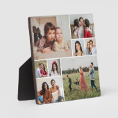 独自の8つのフォトコラージュを作成する フォトプラーク (正面)