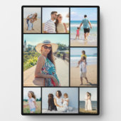 独自の8つのフォトコラージュを作成する フォトプラーク (正面)