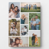 独自の8つのフォトコラージュを作成する フォトプラーク (正面)