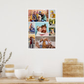 独自の8つのフォトコラージュを作成する ポスター (キッチン)