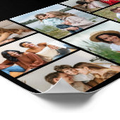 独自の8つのフォトコラージュを作成する ポスター (角)