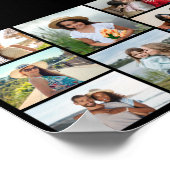 独自の8つのフォトコラージュを作成する ポスター (角)