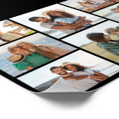 独自の8つのフォトコラージュを作成する ポスター (角)