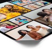 独自の8つのフォトコラージュを作成する ポスター (角)