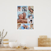 独自の8つのフォトコラージュを作成する ポスター (キッチン)