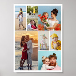独自の8つのフォトコラージュを作成する ポスター