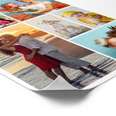 独自の8つのフォトコラージュを作成する ポスター (角)