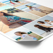 独自の8つのフォトコラージュを作成する ポスター (角)