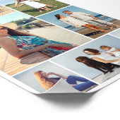 独自の8つのフォトコラージュを作成する ポスター (角)