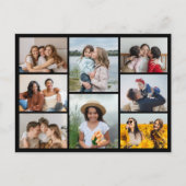 独自の8つのフォトコラージュを作成する ポストカード (正面)