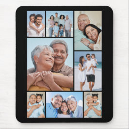 独自の8つのフォトコラージュを作成する マウスパッド
