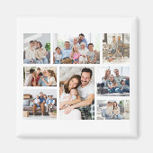 独自の8つのフォトコラージュを作成する マグネット (正面)