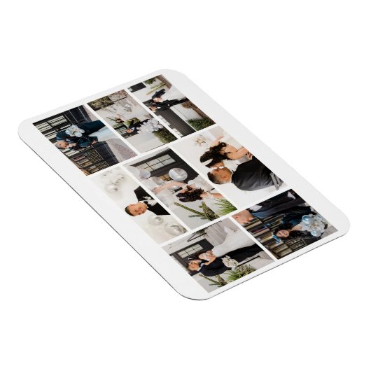 独自の8つのフォトコラージュを作成する マグネット (右側)