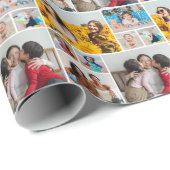 独自の8つのフォトコラージュを作成する ラッピングペーパー (ロールコーナー)