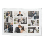 独自の8つのフォトコラージュを作成する 枕カバー (裏面)