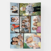 独自の8つのフォトコラージュを作成する 横断幕 (縦)