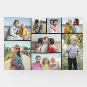 独自の8つのフォトコラージュを作成する 横断幕 (横)