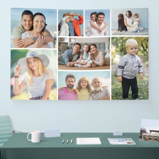 独自の8つのフォトコラージュを作成する 横断幕 (トレードショー)