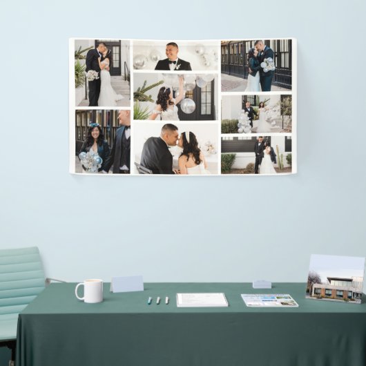 独自の8つのフォトコラージュを作成する 横断幕 (トレードショー)