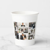 独自の8つのフォトコラージュを作成する 紙コップ (正面)