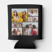 独自の8つのフォトコラージュを作成する 缶クーラー (裏面)