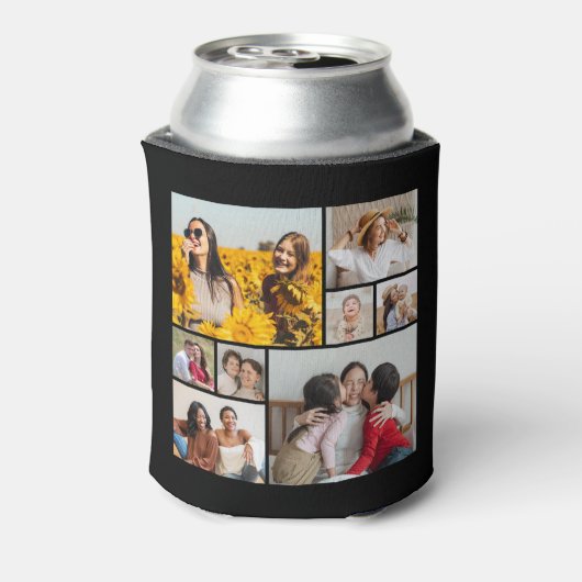 独自の8つのフォトコラージュを作成する 缶クーラー (缶裏面)
