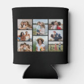 独自の8つのフォトコラージュを作成する 缶クーラー (裏面)