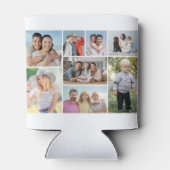 独自の8つのフォトコラージュを作成する 缶クーラー (裏面)