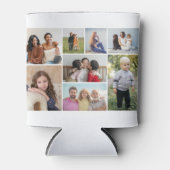 独自の8つのフォトコラージュを作成する 缶クーラー (正面)