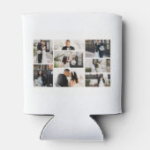 独自の8つのフォトコラージュを作成する 缶クーラー (裏面)