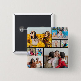 独自の8つのフォトコラージュを作成する 缶バッジ