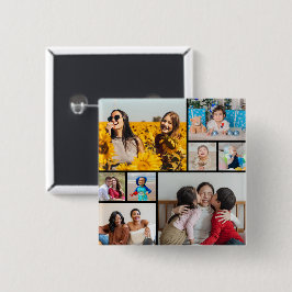 独自の8つのフォトコラージュを作成する 缶バッジ