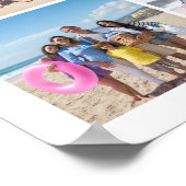 独自の8つのフォトコラージュを作成パーソナライズされた ポスター (角)