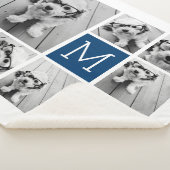 独自の8つのフォトコラージュを追加 – カラーを編集できる シェルパブランケット (3/4)