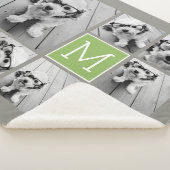 独自の8つのフォトコラージュを追加 – カラーを編集できる シェルパブランケット (3/4)