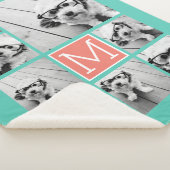 独自の8つのフォトコラージュを追加 – カラーを編集できる シェルパブランケット (3/4)