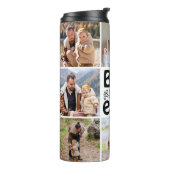 独自の8つのフォトコラージュ最高のパパを作成 タンブラー (回転左)