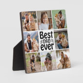 独自の8つのフォトコラージュ最高のパパを作成 フォトプラーク (正面)