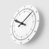 独自の8インチウォールクロックを作成 ラウンド壁時計 (傾斜)