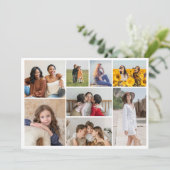 独自の8フォトコラージュのグリーティングカードを作成する (スタンド正面)