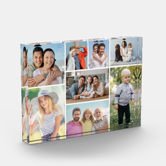 独自の8フォトコラージュのフォトブロックを作成する フォトブロック (左)