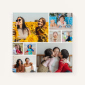 独自の8フォトコラージュレシピの作成 ノートブック (正面)