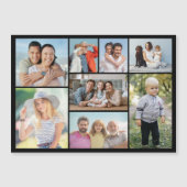 独自の8フォトコラージュ磁気カードの作成 (正面)